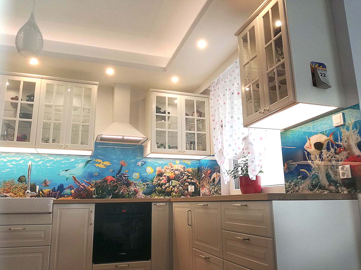 Panel szklany rafa koralowa